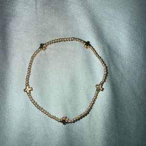 Gold filled Enewton Bead Bracelet with Cross Accents - Women’s Jewelry